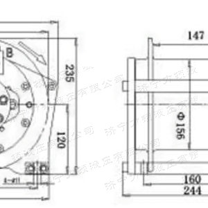 156系列开云在线客服绞车